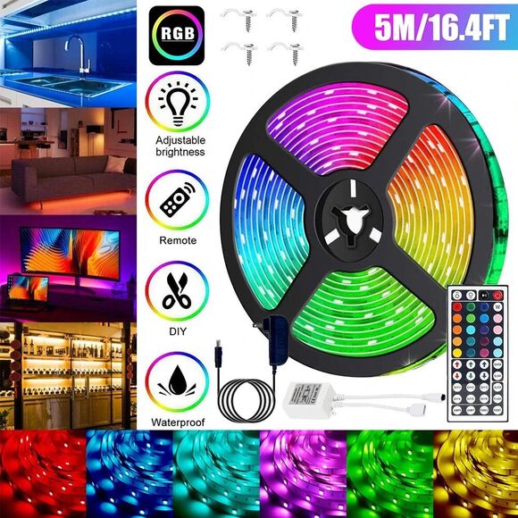 LED Strip Lights, Smart Light with App Remote Control, RGB LED Lights for room - Picture 4 of 4